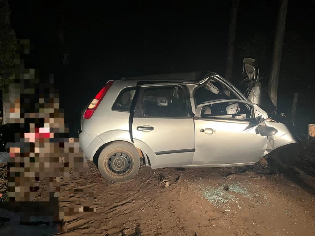 Acidente em estrada rural mata duas crianças e deixa cinco feridos em Taquarussu