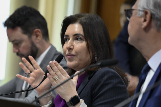 Simone Tebet defende revisão de gastos e manutenção da meta fiscal