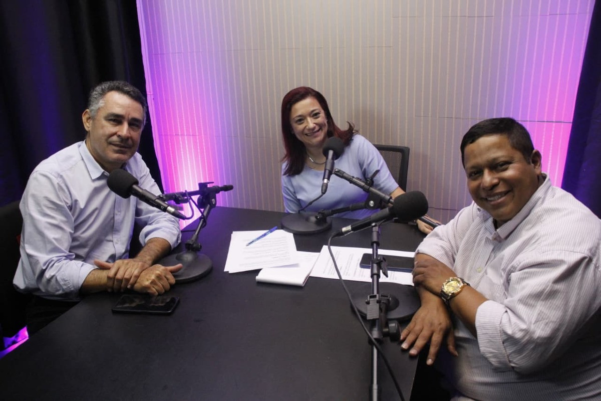 Presidente do Operário FC Nelson Antonio durante entrevista Guia MS