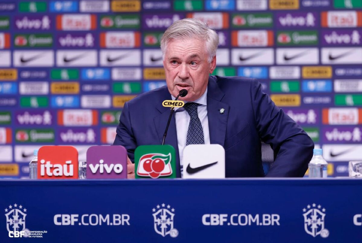 T&eacute;cnico Carlo Ancelotti anunciou os convocados para as duas &uacute;ltimas partidas das Eliminat&oacute;rias