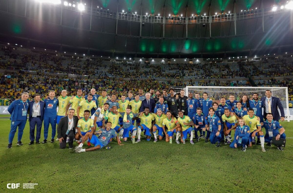 Brasil 3 x 0 Chile - Eliminatórias da Copa do Mundo 2025 - Atletas, Comissão e Torcida