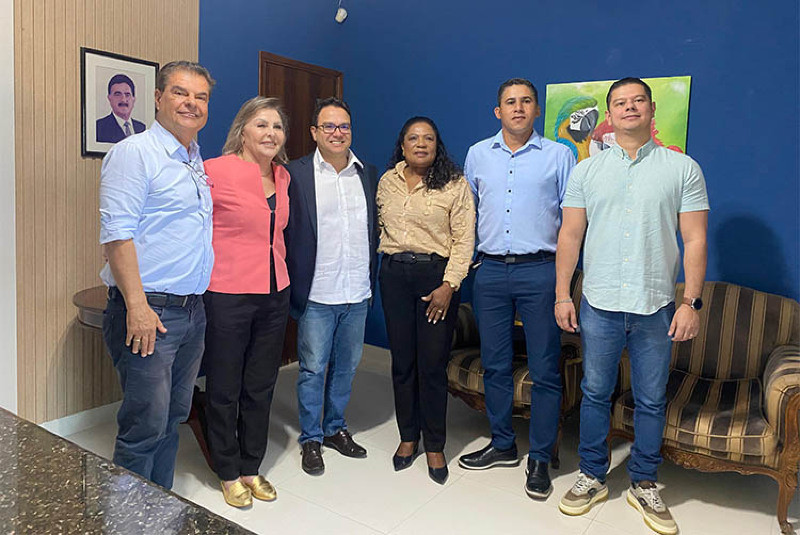 Nelsinho, Nair, Pedro Neto, Neuza, Emerson e Otávio