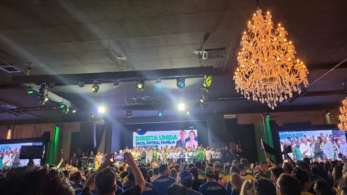 Reinaldo Azambuja - evento de filiação ao PL Campo Grande-MS 2025