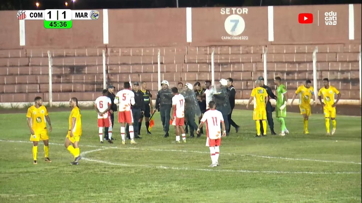 Comercial 1 x 1 Maracaju AC - Estadual da Série B 2025 - Arbitragem