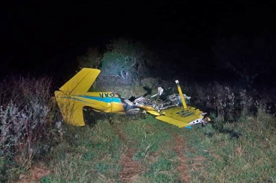 Piloto e mais três morrem em queda de avião no interior do Mato Grosso do Sul