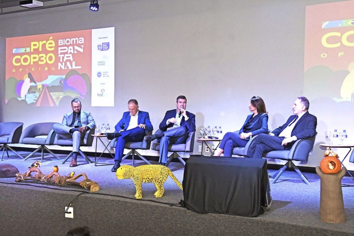 Governador Eduardo Riedel Pré-COP30 Oficial Bioma Pantanal