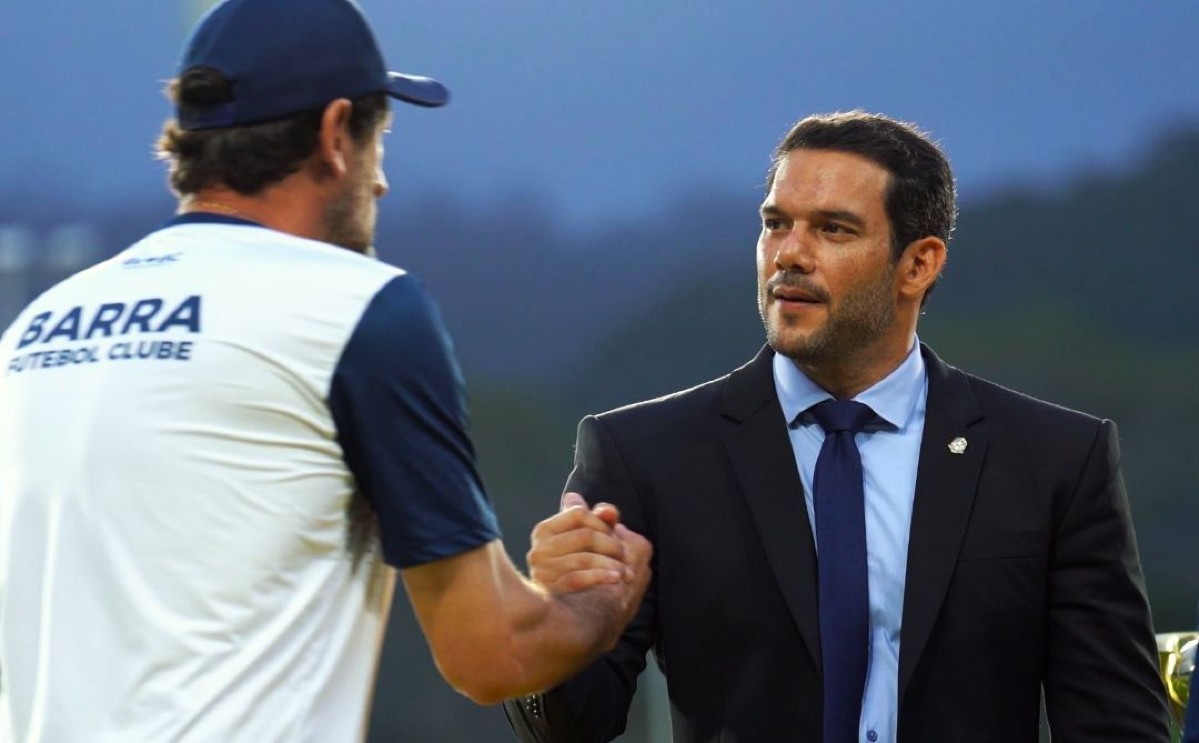 Presidente da CBF, Samir Xaud - Final da Série D 2025