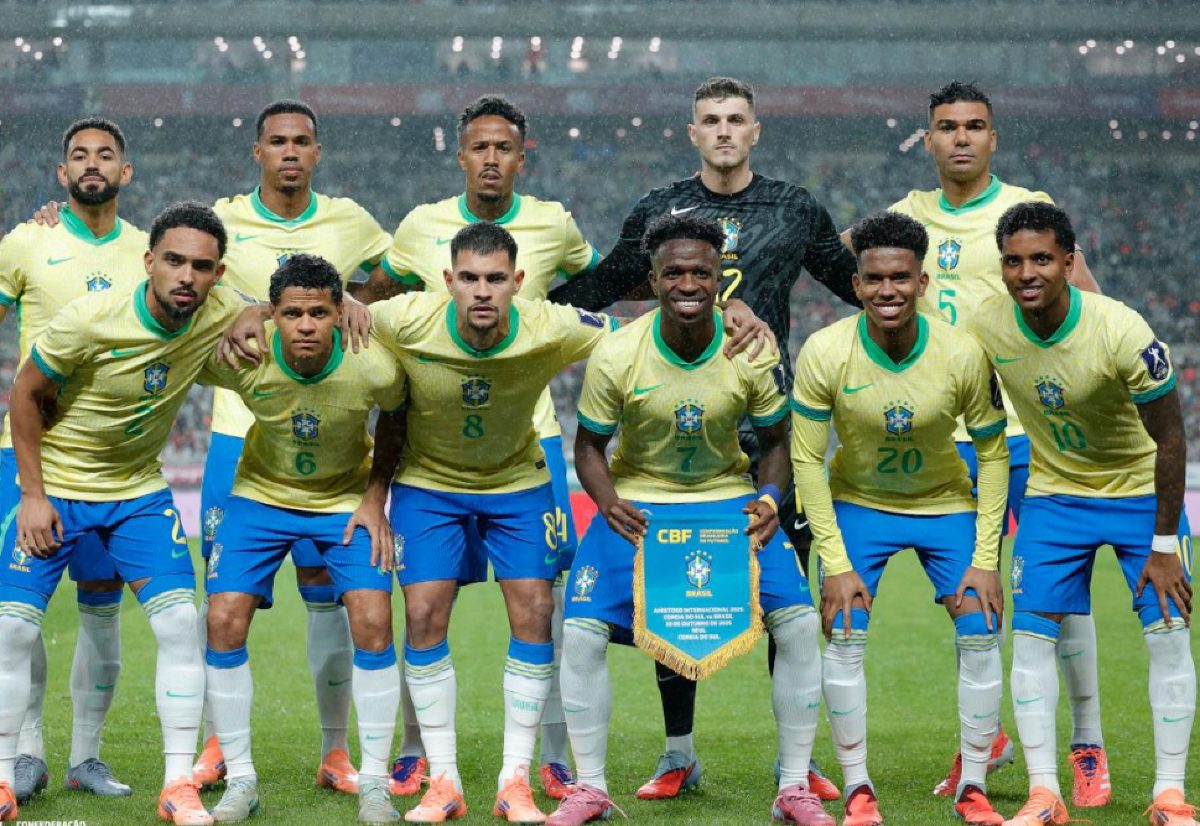 Brasil goleia Coreia do Sul por 5 a 0 em amistoso de preparação