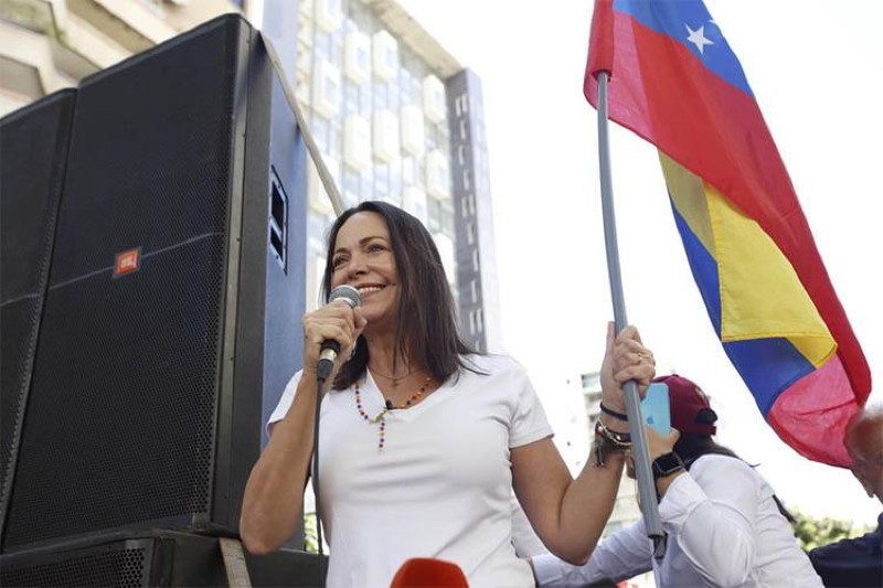 María Corina foi impedida de disputar eleições em 2024