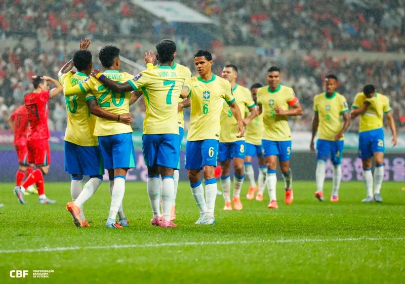 Com belos gols e grande atuação, Brasil goleia Coreia do Sul no amistoso da data FIFA na Ásia 