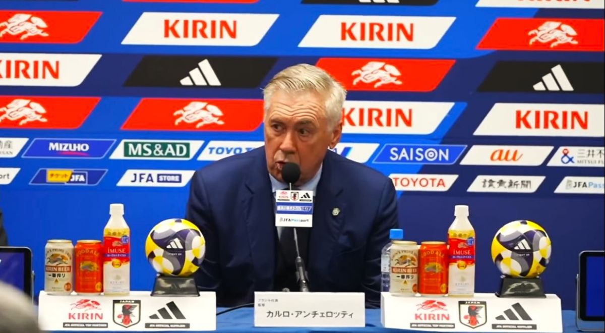 Japão 3 x 2 Brasil - Amistoso data FIFA 2025 - Carlo Ancelotti