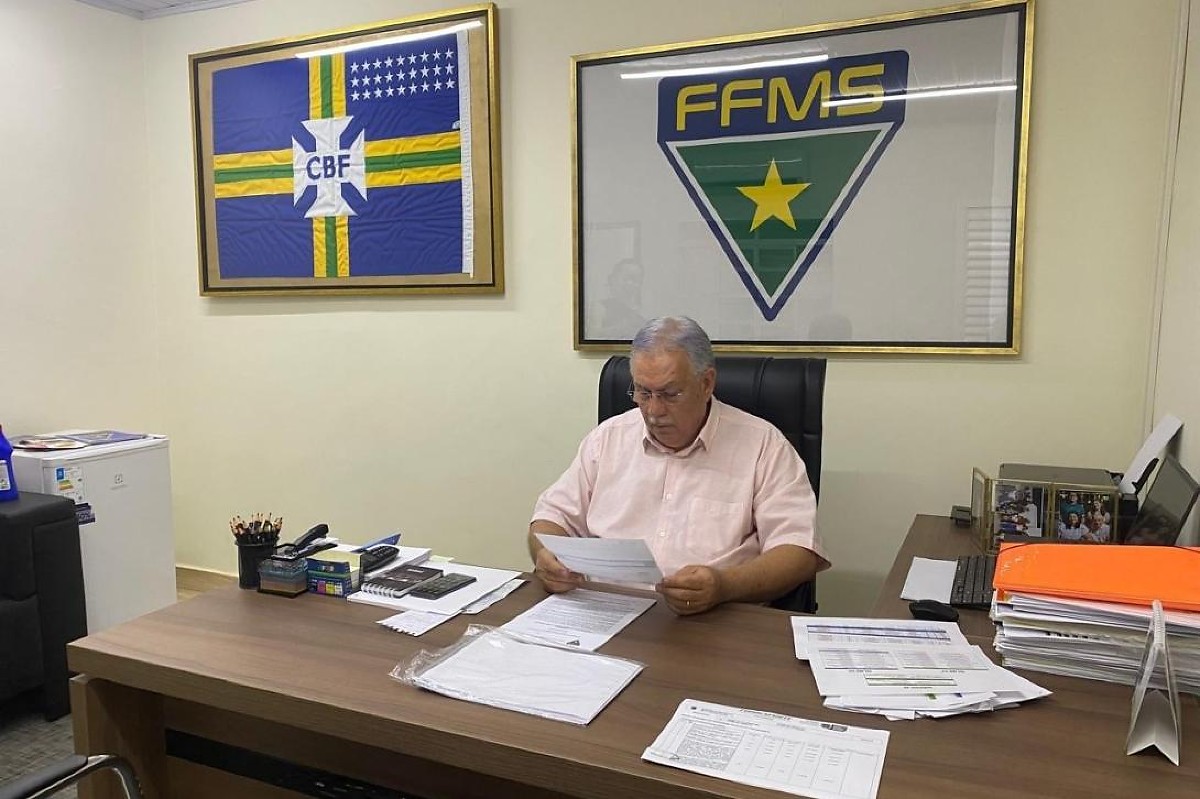 Estevão Petrallás, Presidente Federação de Futebol de Mato Grosso do Sul