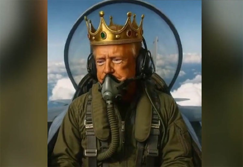 'Rei Trump' em vídeo feito por inteligência artificial