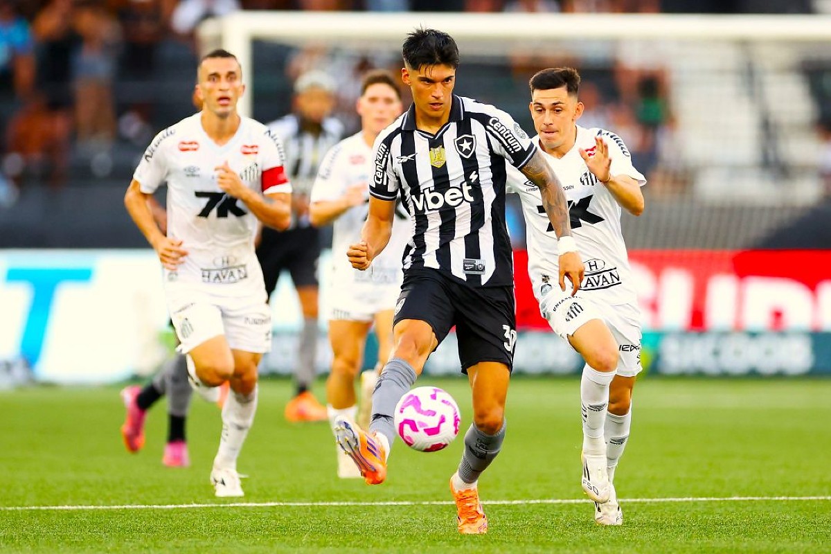 Botafogo 2 x 2 Santos - Campeonato Brasileiro da Série A 2025