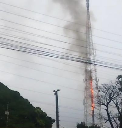 Incêndio na Record mobiliza bombeiros e causa interrupção do sinal de TV