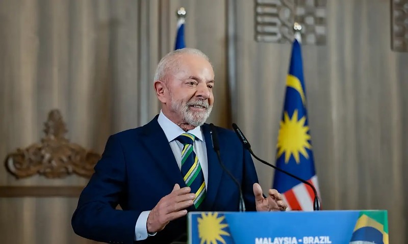 Kuala Lampur, 27/10/2025 - Presidente da República, Luiz Inácio Lula da Silva, durante encontro com a imprensa