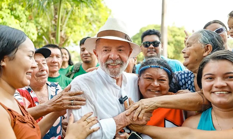 Floresta Nacional do Tapajós (PA), 02/11/2025 - Presidente da República, Luiz Inácio Lula da Silva, durante visita a moradores das comunidades ribeirinhas da Floresta Nacional do Tapajós