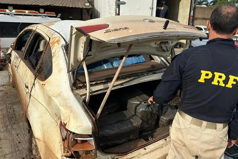 Dois homens são presos em Campo Grande após capotamento de veículos