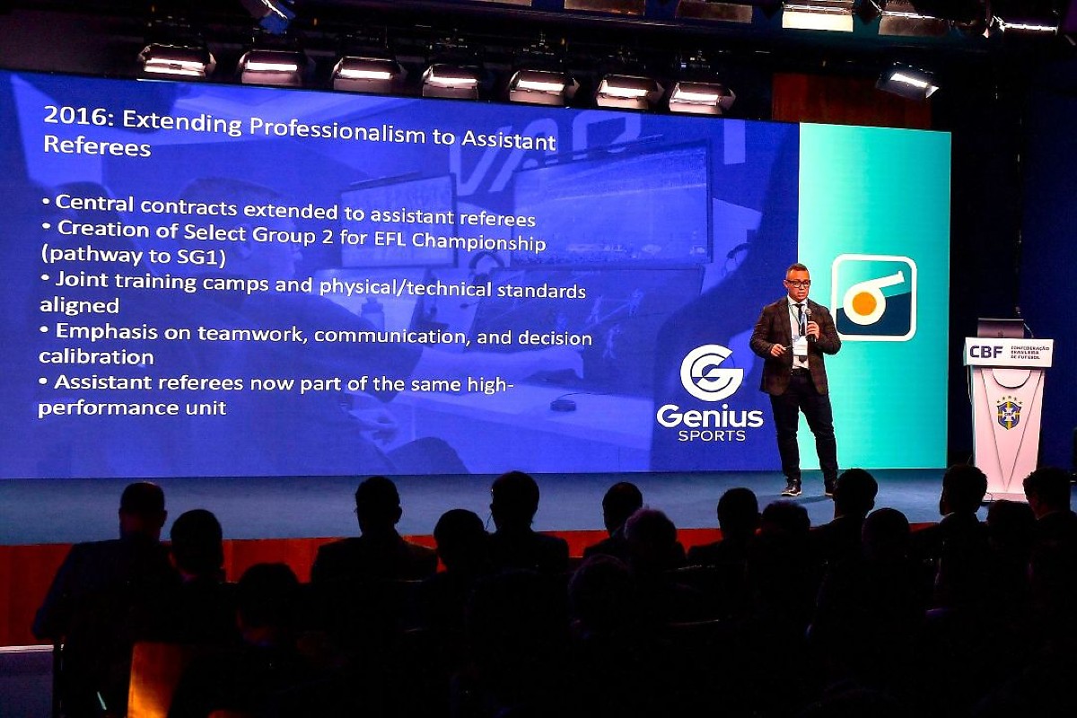 CBF - Harry Lennard, ex-árbitro da Premier League - criação de grupo para profissionalização Arbitragem 2026