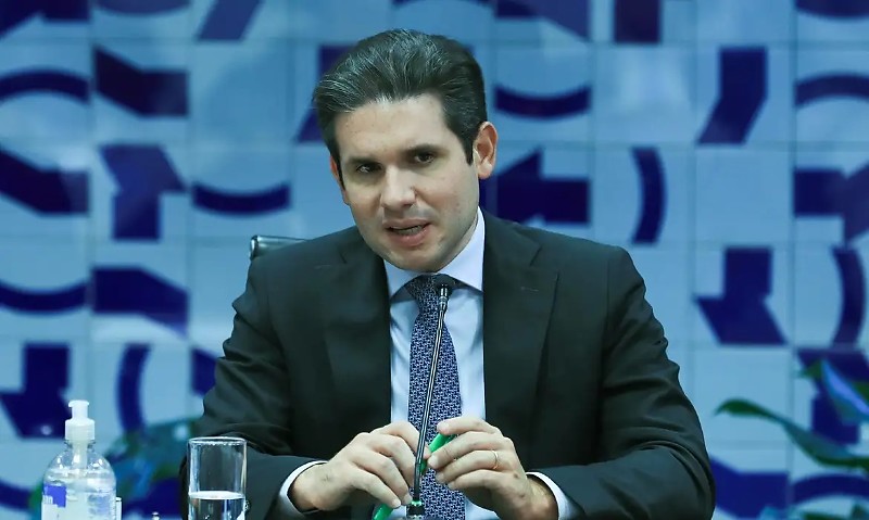 Brasília (DF), 26/08/2025 - Presidente da Câmara dos Deputados, Hugo Motta, durante reunião de líderes