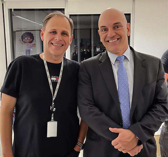 Eduardo Tagliaferro e Alexandre de Moraes