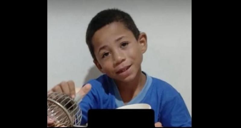 Kelvin Rodrigues dos Santos desapareceu ao sair para brincar; polícia investiga o caso
