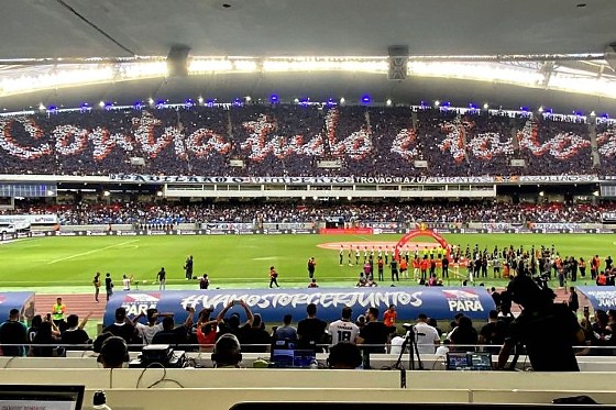 Torcida do Remo, Fen&ocirc;meno Azul no Mangueir&atilde;o &ndash; Brasileir&atilde;o da S&eacute;rie B 2025