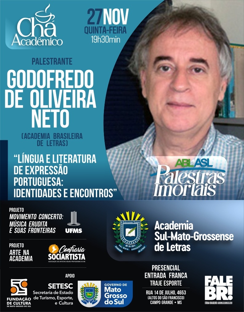 ASL encerra ano com palestra de Godofredo de Oliveira Neto