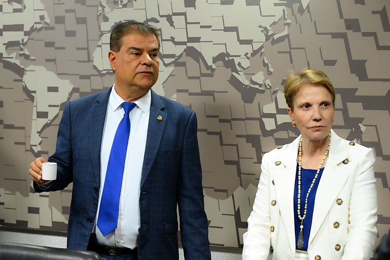 Nelsinho Trad (PSD) e Tereza Cristina (PP)