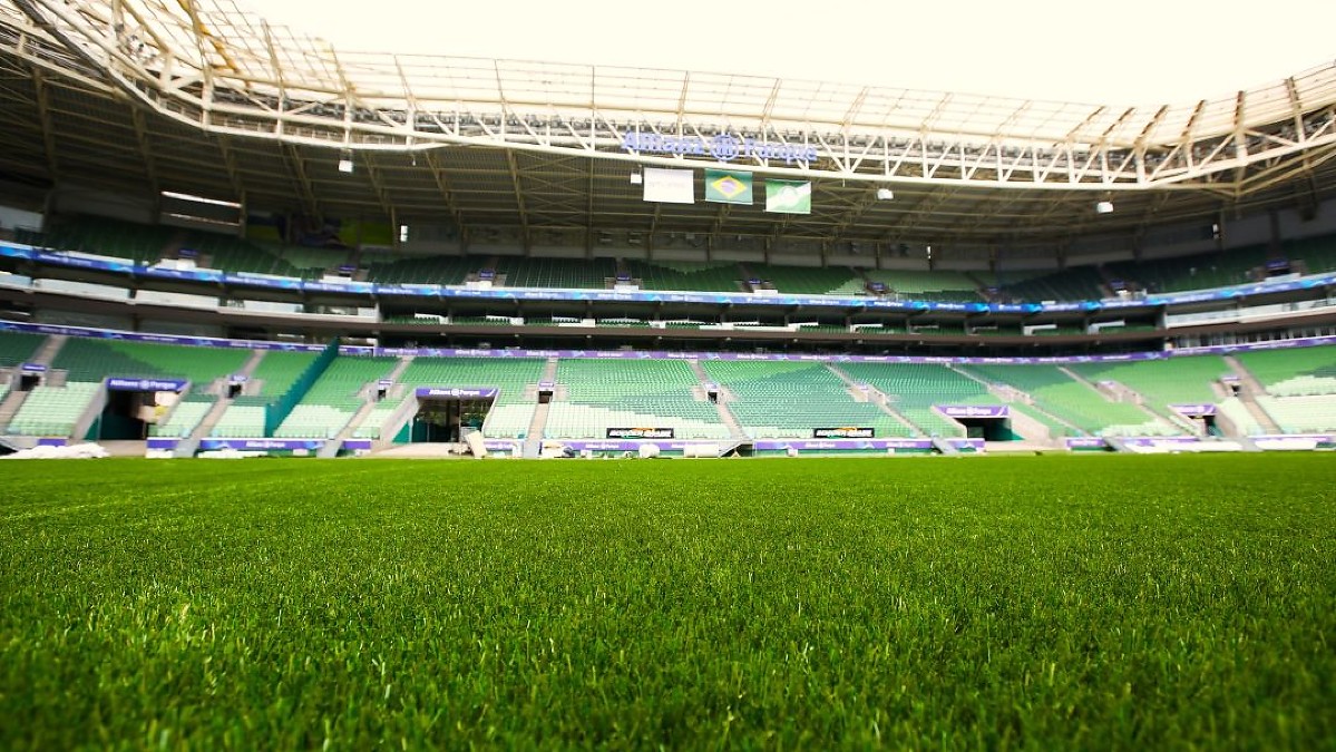 Palmeiras - Gramado artificial instalado no Allianz Parque 2025