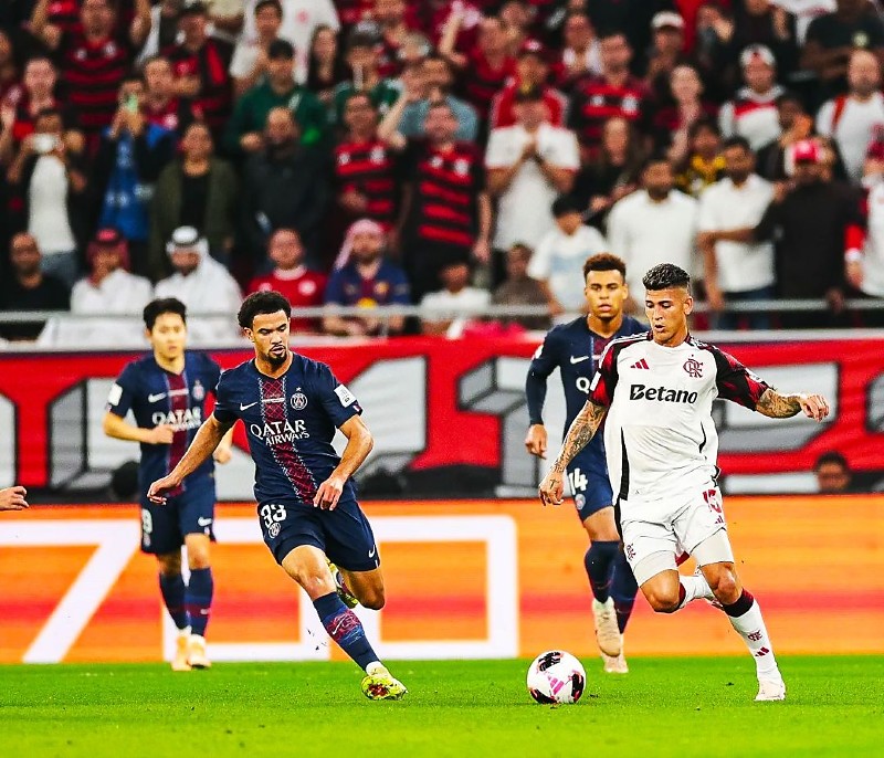 Flamengo luta até o fim, mas perde o título mundial para o PSG nos pênaltis no Catar