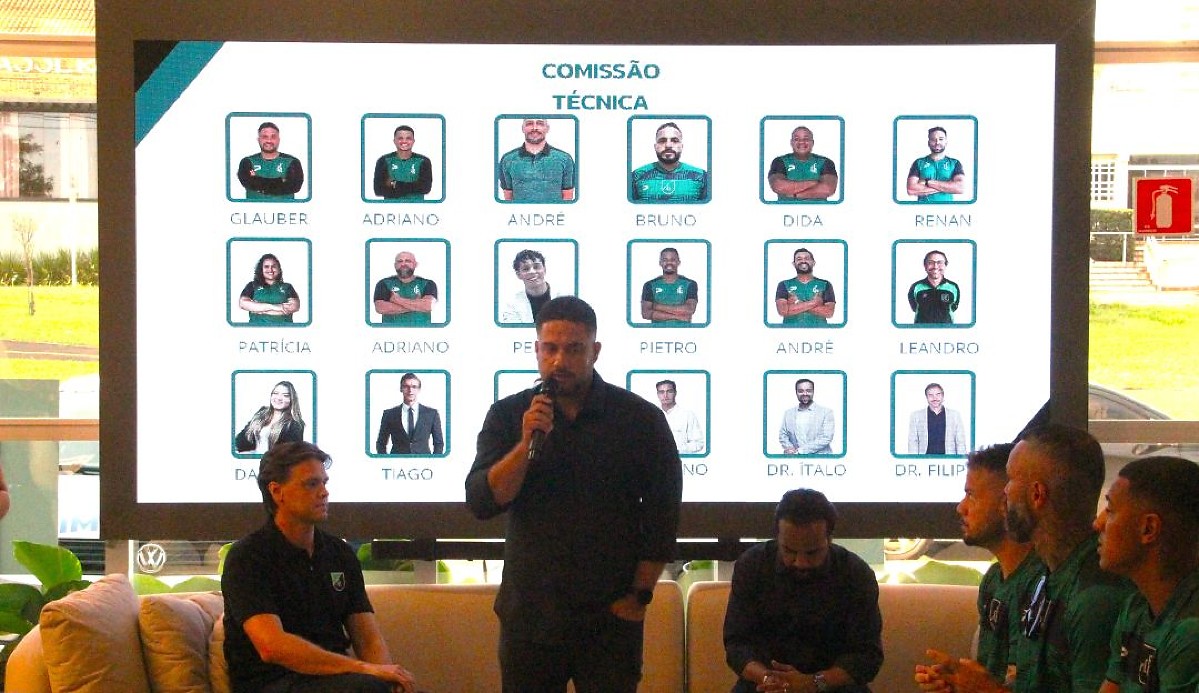 Apresenta&ccedil;&atilde;o do Elenco do FC Pantanal pelo T&eacute;cnico Glauber Caldas 2026