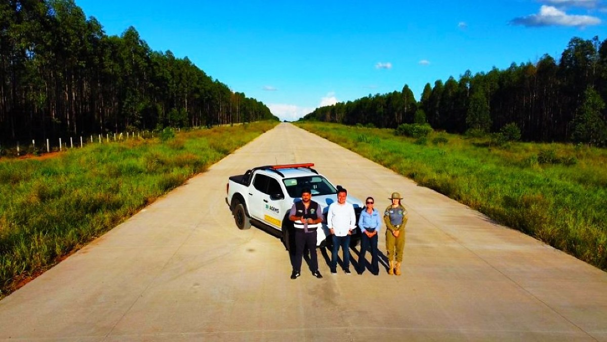 Agems vist&oacute;ria nas rodovias do Vale da Celulose MS - Equipe t&eacute;cnica de rodovias 2026