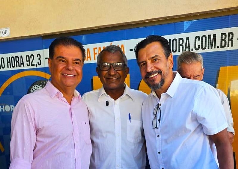 Arthur Mário Medeiros recebe homenagens do Senador Nelsinho Trad e do Secretário de Estado Marcelo Ferreira