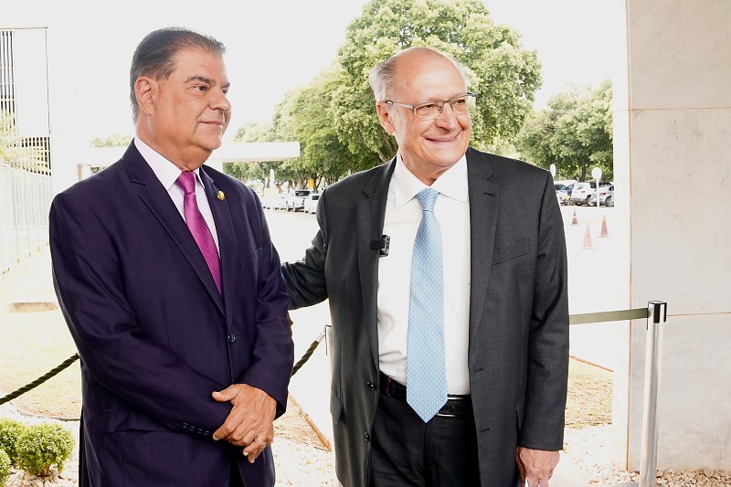 22-01-2026 Vice Presidente da República Geraldo Alckmin durante Reunião com Senador Nelsinho Trad-PSD/MS Presidente da Comissão de Relações Exteriores do Senado