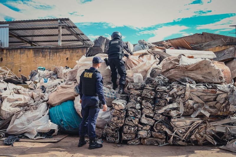 Guarda Municipal intensifica fiscalização em ferros-velhos da Capital