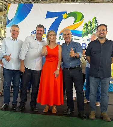 Reinaldo destaca municipalismo nos 72 anos de &Aacute;gua Clara