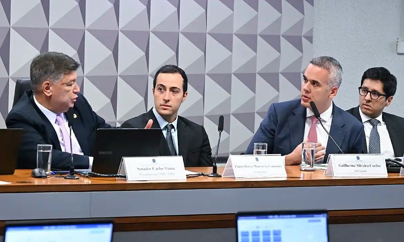 Brasília (DF), 26/02/2026 - Comissão Parlamentar Mista de Inquérito do INSS - 2025 (CPMI - INSS) realiza oitiva de empresário. O objetivo da comissão é investigar fraudes no Instituto Nacional do Seguro Social (INSS), envolvendo descontos irregulares