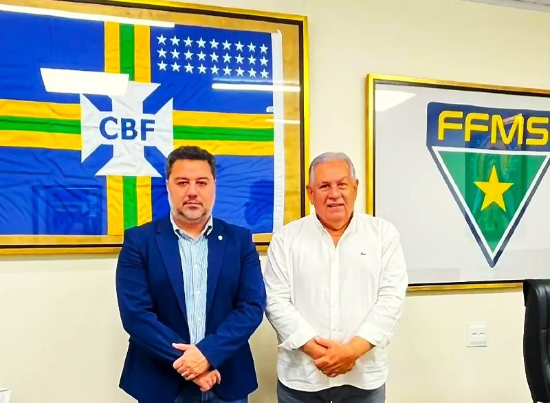 Ao lado do Presidente Estevão Petrallás, Matheus Senna acompanha planejamento da temporada 2026 da FFMS