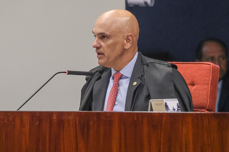 Brasília (DF), 24/02/2026 – Ministro Alexandre de Moraes durante inicio do julgamento no STF dos mandantes do assassinato da ex-vereadora, Marielle Franco