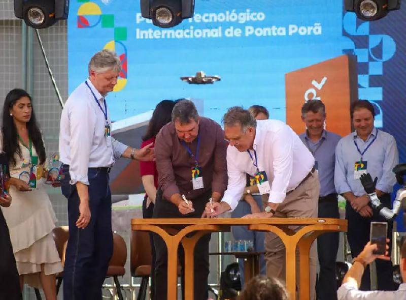 Eduardo Riedel inaugura Parque Tecnológico vai gerar empregos e abrir novas oportunidades na fronteira