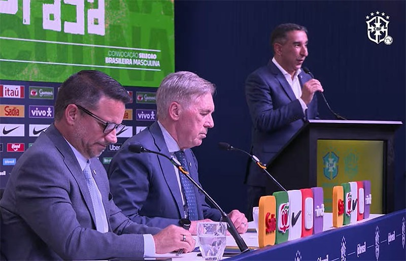 Ancelotti anunciou convocados nesta tarde