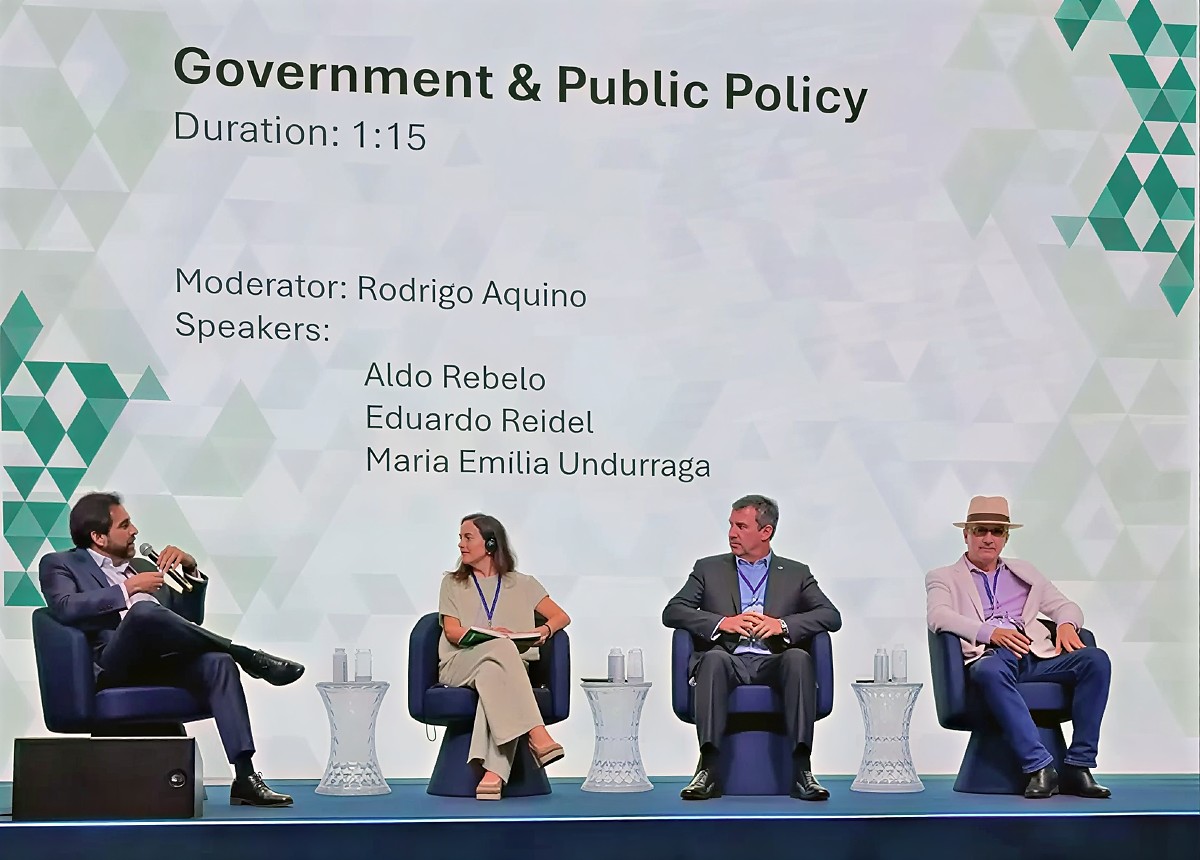 Em evento internacional, Eduardo Riedel refor&ccedil;a potencial do agro de Mato Grosso do Sul