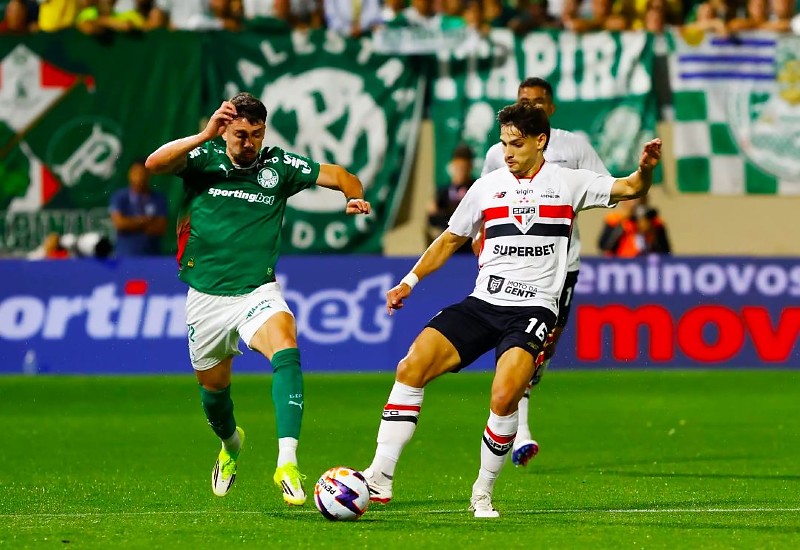 São Paulo e Palmeiras se enfrentam no sábado (21), no Morumbis valendo a ponta da tabela