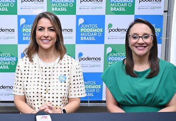 Soraya Thronicke e presidente nacional Podemos, Renata Abreu