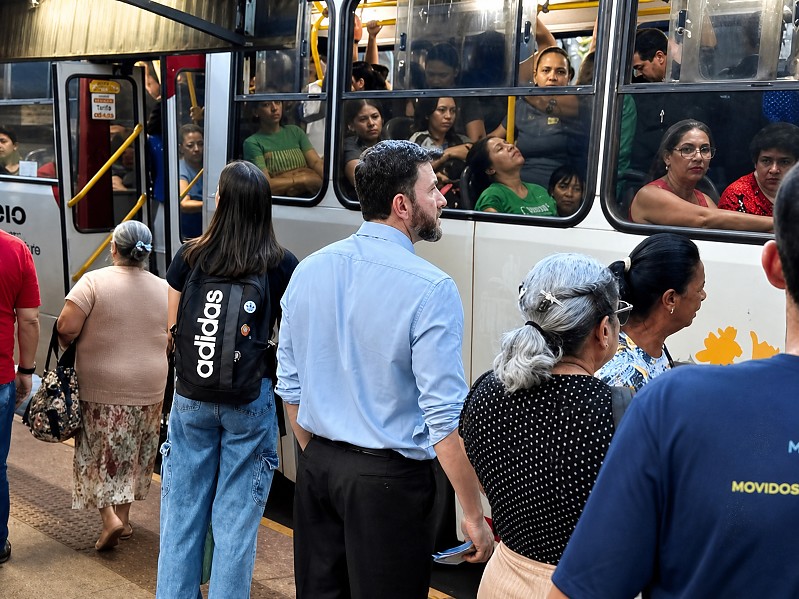 Vereador Maicpon Nogueira vem fiscalizando de perto o andamento do transporte público
