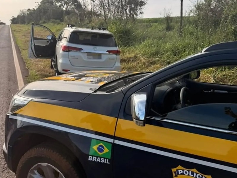 SW4 roubada em Minas Gerais é recuperada após perseguição na BR-163