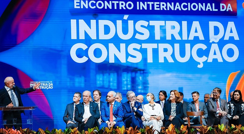 19.05.2026 - Presidente da República, Luiz Inácio Lula da Silva, durante cerimônia de abertura do Encontro Internacional da Indústria de Construção (ENIC) 2026, no Distrito Anhembi - São Paulo - SP.