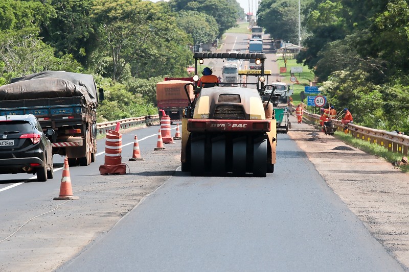 Trechos da BR-163, seguem em manutençao nessa quinta-feira