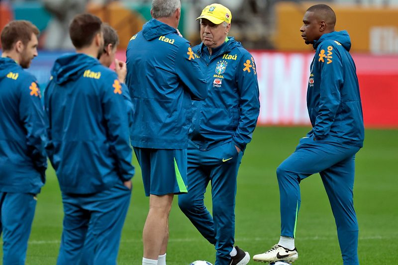 Ancelloti inicia testes para definir o time que iniciará a Copa do Mundo, contra o Marrocos no dia 13 de junho